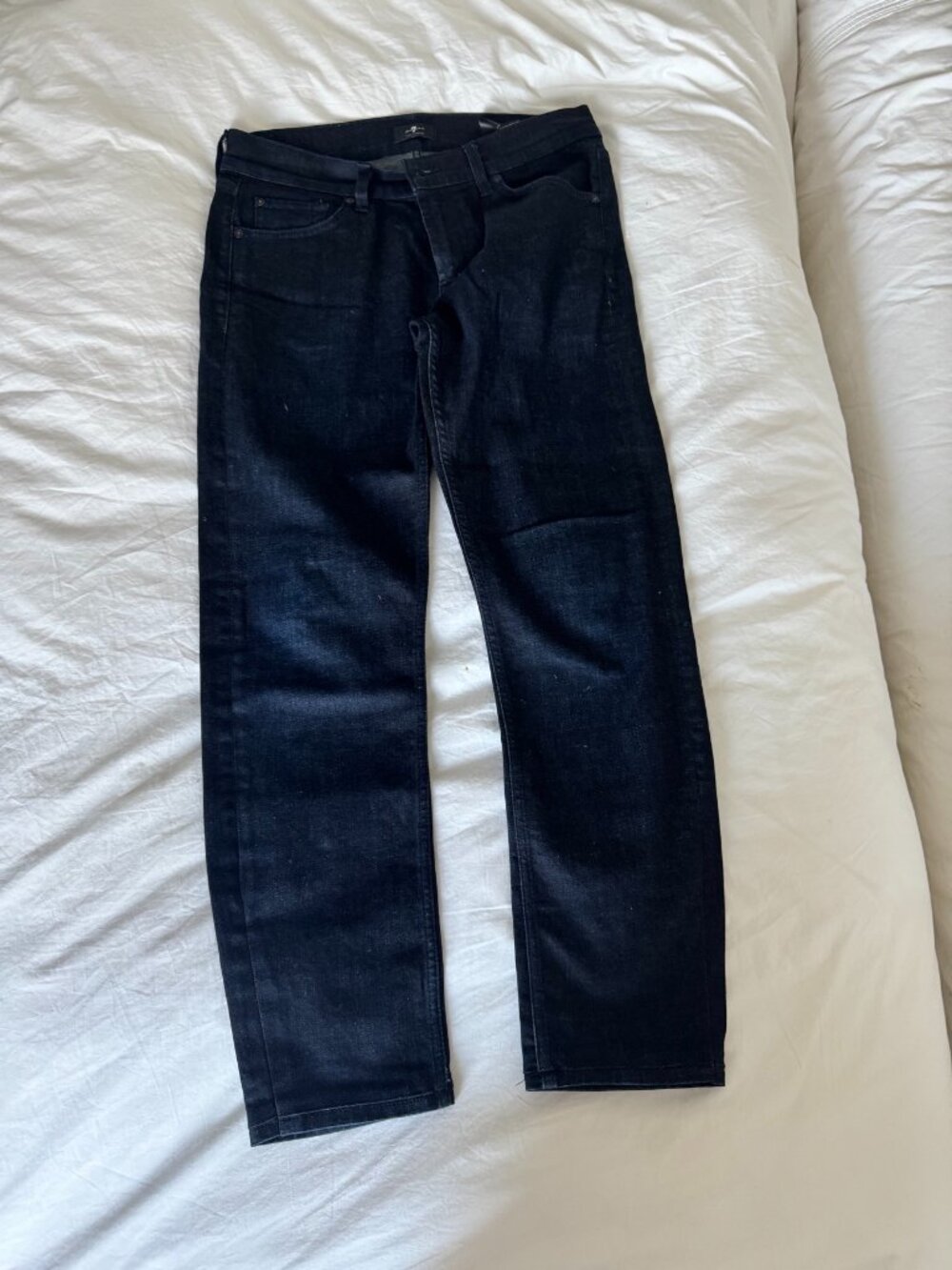 7 For All Mankind Men's Dark Wash Jeans — Size 32